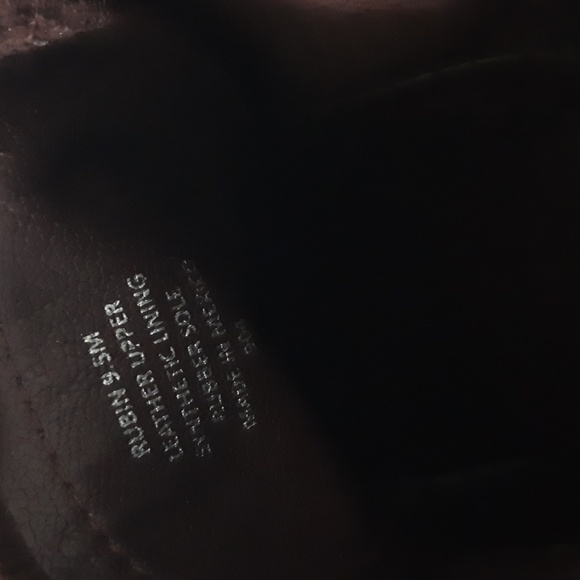 Steve Madden ankle boots women 9.5M Lace-up Chelsea burgendy Y2k Festival Casual - Picture 12 of 13